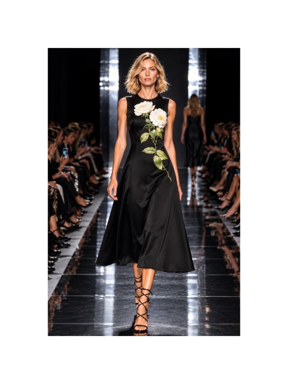 LEO LIN Cleo Embellished Sleeveless Midi Dress Size 6AUS, 2 US NEW